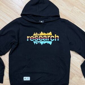 LRG Black Hoodie with Multicolor Graphic